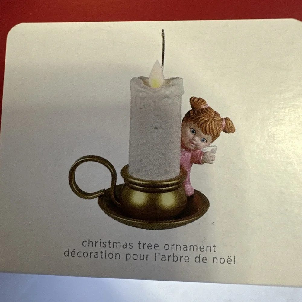 2021 Hallmark Angelic Candlelight Christmas Ornament New